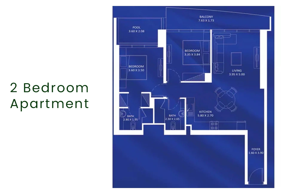 5 Bed Second Floor Plan